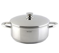 CAZUELA con tapa de acero INOX 22cm, WECOOK! PRO