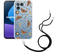 Cazy Chaîne de portable Coque Compatible avec Fairphone 5 Motif magique