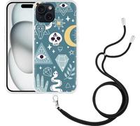 Cazy Chaîne de portable Coque Compatible avec iPhone 15 Une petite magie