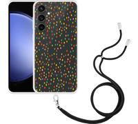 Cazy Chaîne de portable Coque Compatible avec Samsung Galaxy S23 FE Points heureux