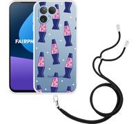 Cazy Chaîne de téléphone portable Coque Compatible avec Fairphone 5 Lampes à Lave