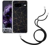 Cazy Chaîne de téléphone portable Coque Compatible avec Google Pixel 8 Luxe
