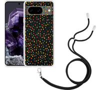 Cazy Chaîne de téléphone portable Coque Compatible avec Google Pixel 8 Points heureux
