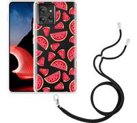 Cazy Chaîne de téléphone portable Coque Compatible avec Motorola ThinkPhone Pastèque