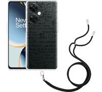 Cazy Chaîne de téléphone portable Coque Compatible avec OnePlus Nord CE 3 Lite 5G Mathématiques Noir