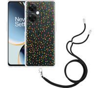 Cazy Chaîne de téléphone portable Coque Compatible avec OnePlus Nord CE 3 Lite 5G Points heureux