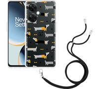 Cazy Chaîne de téléphone portable Coque Compatible avec OnePlus Nord CE 3 Lite 5G Teckel