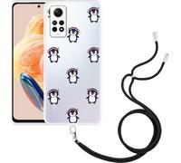 Cazy Chaîne de téléphone portable Coque Compatible avec Xiaomi Redmi Note 12 Pro 4G Chiller comme un pingouin
