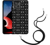 Cazy Chaîne de téléphone portable Coque noire Compatible avec Motorola ThinkPhone Je vous vois