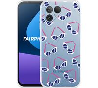 Cazy Coque Compatible avec Fairphone 5 Lunettes de soleil rétro I