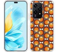 Cazy Coque compatible avec Honor 200 Lite Coque en Silicone - 70s Orange
