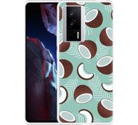 Cazy Coque Compatible avec Poco F5 Pro Noix de coco