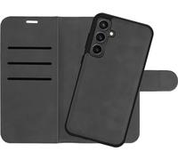 Cazy Coque Compatible avec Samsung Galaxy A25 Coque avec Porte-Cartes - Bookcase Premium 2-en-1 Amovible - Noir