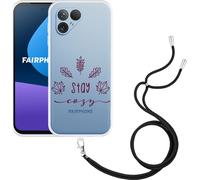 Cazy Coque de chaîne de téléphone portable Compatible avec Fairphone 5 Restez à l'aise