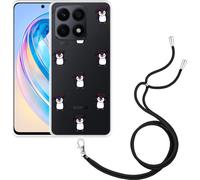 Cazy Coque de chaîne de téléphone portable Compatible avec Motorola Edge 40 Pro Chiller comme un pingouin