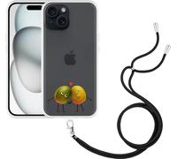 Cazy Étui avec cordon adapté à l'iPhone 15 Étui avec cordon - Mango Mates