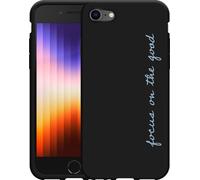 Cazy Étui noir Compatible avec iPhone SE 2022 - Focus On The Good