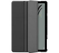 Cazy Étui Protection Compatible avec Google Pixel Tablet - Housse Étui avec Veille/Réveil Noir