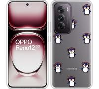 Cazy Housse adaptée à Oppo Reno12 Housse en silicone - Chiller comme un pingouin