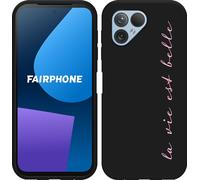 Cazy Housse adaptée au Fairphone 5 Housse silicone Noir - La Vie Est Belle