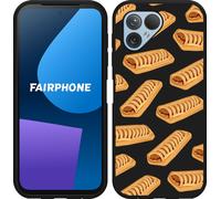 Cazy Housse adaptée au Fairphone 5 Housse silicone noire - Sandwichs au fricot