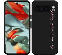Cazy Housse adaptée au Google Pixel 9 Pro XL Housse silicone Noir - La Vie Est Belle
