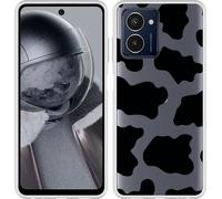 Cazy Housse adaptée au HMD Pulse Pro Housse en silicone - Taches de vache