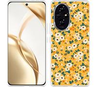 Cazy Housse adaptée au Honor 200 Housse en silicone - Impression florale vintage