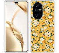 Cazy Housse adaptée au Honor 200 Pro Housse en silicone - Impression florale vintage