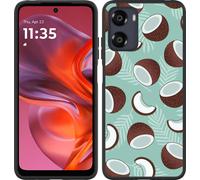 Cazy Housse adaptée au Motorola Moto G05 Housse silicone noire - Noix de coco