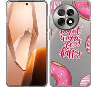Cazy Housse adaptée au OnePlus 13R Housse silicone Donut Worry