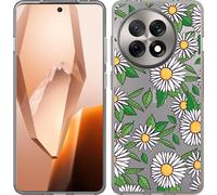 Cazy Housse adaptée au OnePlus 13R Housse silicone Pâquerette