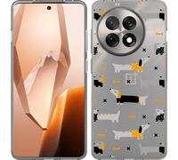 Cazy Housse adaptée au OnePlus 13R Housse silicone Teckel