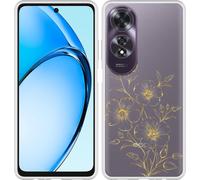 Cazy Housse adaptée au Oppo A60 Housse silicone - Mystic Flower