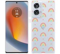 Cazy Housse adaptée au Oppo Find X8 Pro Housse en silicone - Motif arc-en-ciel