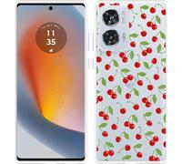 Cazy Housse adaptée au Oppo Find X8 Pro Housse silicone - Cerises