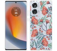 Cazy Housse adaptée au Oppo Find X8 Pro Housse silicone - Roses coquelicots