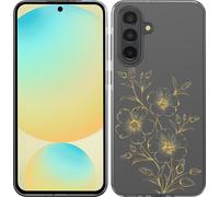 Cazy Housse adaptée au Samsung Galaxy A26 Housse silicone - Mystic Flower