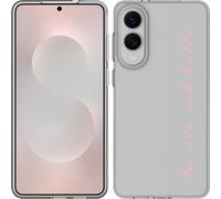 Cazy Housse adaptée au Samsung Galaxy S25 Edge Housse en silicone - La Vie Est Belle