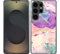 Cazy Housse adaptée au Samsung Galaxy S25 Ultra Housse en silicone - Couleurs de rêve