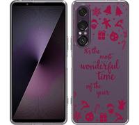 Cazy Housse adaptée au Sony Xperia 1 VII Housse en silicone - Most Wonderful Time