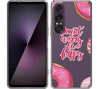 Cazy Housse adaptée au Sony Xperia 1 VII Housse silicone - Donut Worry