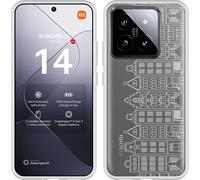 Cazy Housse adaptée au Xiaomi 14 Housse en silicone - Maisons de canal I