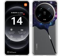Cazy Housse adaptée au Xiaomi 14 Ultra Housse en silicone - Baguette magique de galaxie