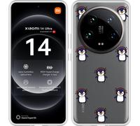 Cazy Housse adaptée au Xiaomi 14 Ultra Housse en silicone - Chiller comme un pingouin