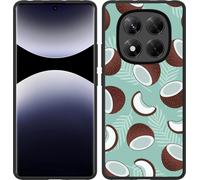 Cazy Housse adaptée au Xiaomi Poco X7 Housse en silicone noir - Noix de coco