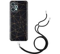 Cazy Housse avec chaîne Compatible avec OnePlus Nord CE 2 Lite - Luxe