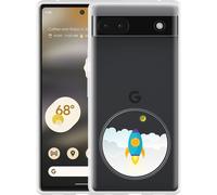 Cazy Housse Compatible avec Google Pixel 6a - Vers la lune
