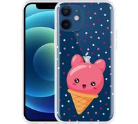 Cazy Housse Compatible avec iPhone 12 - Cône de glace