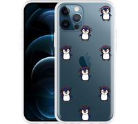 Cazy Housse Compatible avec iPhone 12 Pro - Chiller comme un pingouin